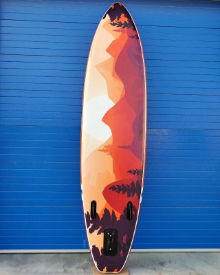 Надувная SUP доска Aloha 11 Orange Taiga 333x80x15